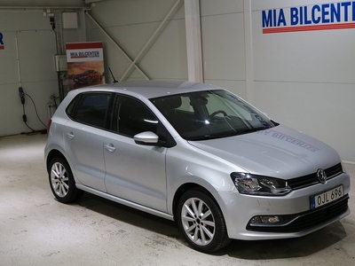 Volkswagen Polo5-dörrar 1.2 TSI Euro 6 S V däck 2017, Halvkombi