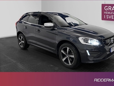 Volvo XC60D4 AWD R-Design Classic Värmare BLIS VOC 2017, SUV