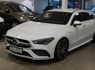 Mercedes-Benz AMG CLA 35 SB 4M 360-Kamera Drag Skinn VAT