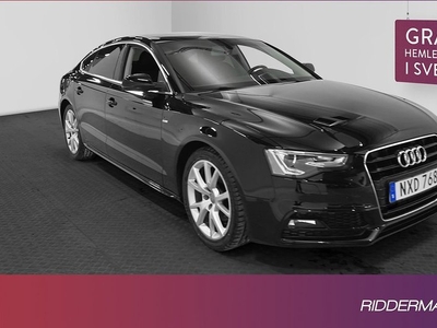 Audi A5Sportback 1.8 TFSI S-Line Dragkrok P-sensorer 2016, Sportkupé