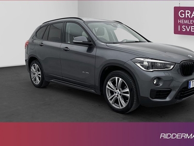 BMW X1xDrive18d Sport line Pano HUD Navi Sensorer Drag 2018, SUV