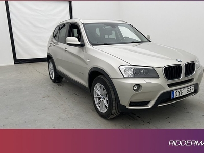 BMW X3xDrive20d Skinn Sensorer Drag 2013, SUV