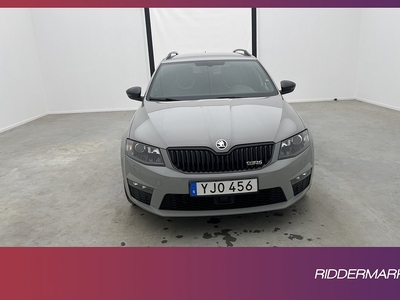 Skoda Octavia RS 2.0 TDI 184hk D-Värmare Navi Drag Keyless