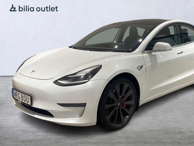 Tesla Model 3Performance PÅSKÖPPET AWD Panorama Autop 2020, Halvkombi