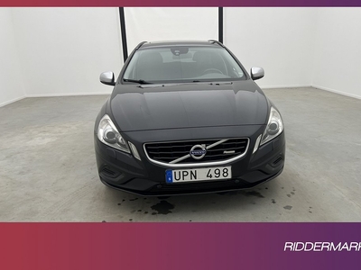 Volvo V60 D5 AWD 215hk R-Design VOC Taklucka Värm Navi Drag