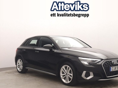 Audi A3Sportback 40 TFSI e S-Tr Plug in Navi Carplay 2021, Halvkombi