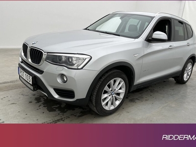 BMW X3xDrive20d M Sport-ratt Fjärr-Värmare HiFi Skinn Drag 2016, SUV