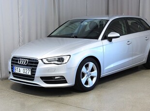 Audi A32.0 TDI , S-Tronic, Drag, S&V-hjul, D-Värmare 2014, Halvkombi