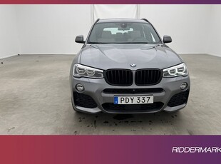 BMW X3 xDrive30d M Sport Pano H/K Fjärr-värm HUD Navi Drag