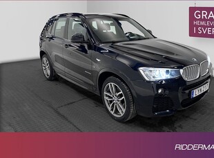 BMW X3xDrive30d M Sport M-värme P-sensorer Rattvärme 2016, SUV