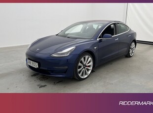 Tesla Model 3 Performance AWD 510hk Svensksåld FSD