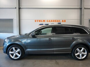 Audi Q7 3.0 TDI V6 245hk Quattro S Line 7-sits Kamera Pano