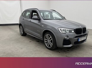 BMW X3xDrive30d M Sport Pano H K Fjärr-värm HUD Navi Drag 2017, SUV