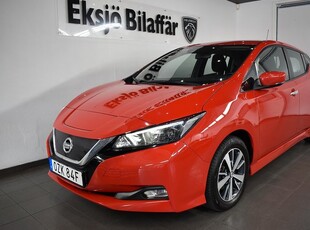 Nissan Leaf40 kWh Key-less Backkamera Navi 2021, Halvkombi