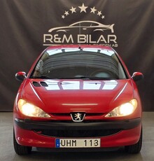 Peugeot 206 109HK, EN ÄGARE, unik interiör, Ny Bes!!