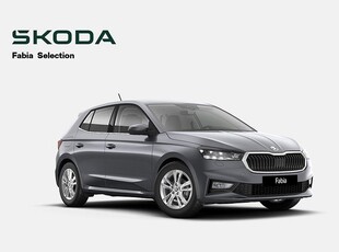 Skoda FabiaSELECTION 1,0 TSI 7 VXL DSG 2024, Halvkombi