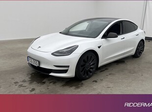 Tesla Model 3Performance AWD Panorama AP Svensksåld 2021, Halvkombi