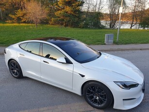 Tesla Model S PLAID 1020hk Autopilot Svart Premium 1 ägare