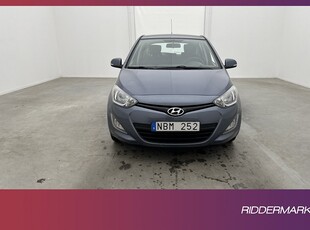 Hyundai i20 1.2 84hk Sensorer Farthållare 0.47L/Mil Välserv