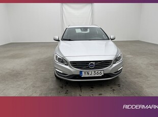 Volvo V60 D4 AWD Summum VOC Värmare Skinn Sensorer Navi Drag