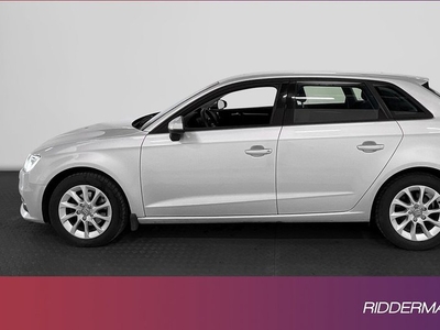 Audi A3Quattro 2.0 TDI Comfort P-sensorer 0.47l mil 2014, Halvkombi