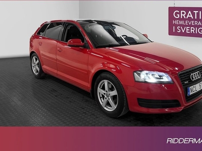 Audi A3Quattro Sportback 2.0 TDI Attraction Pano Drag 2013, Halvkombi