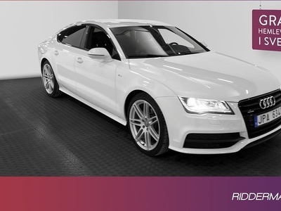 Audi A7Sportback TDI V6 Q S-Line BOSE Värm Skinn Drag 2014, Sportkupé