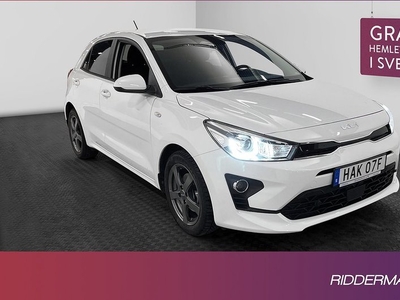 Kia Rio1.0 T-GDI Välservad Kamera Rattvärme 0.45L mil 2022, Halvkombi