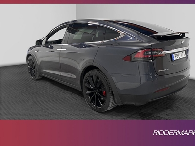 Tesla Model X P90D AWD 511hk Sv såld 7 Sits FREE SUPERCHARGE