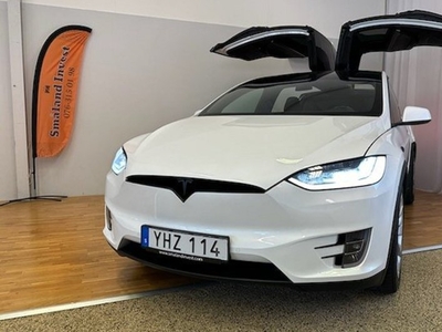 Tesla Model X90D 6-sits Dragkrok 2017, SUV