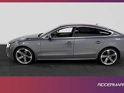 Audi A5 Quattro Sportback 2.0 TDI S-Line B&O D-värme 190hk