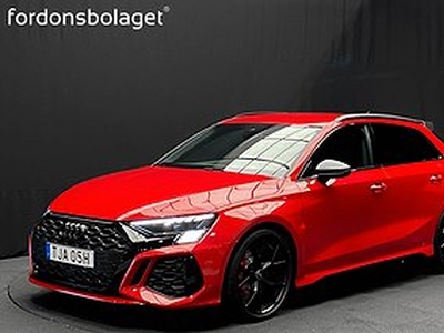 Audi RS3 Quattro Sportback TFSI 400HK/B&O/Navi/ HUD/Sv Såld