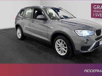 BMW X3xDrive20d HiFi Sensorer Välservad 0.47L Mil 2016, SUV