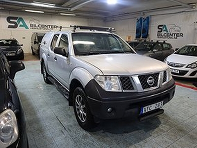 Nissan Navara Dubbelhytt 2.5 dCi 4x4 Taklucka, Skinn, DRAG