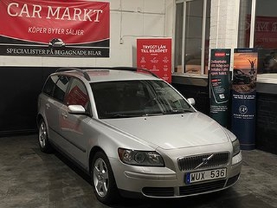 Volvo V50 2.4 140HK Manuell Nybesiktigad Dragkrok M-Värmare