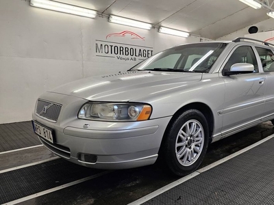 Volvo V702.4 Automat Svart helskinn Elstol A-traktor , Kombi