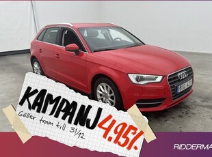 Audi A31.2 TFSI Sensorer Farthållare 1-br 2015, Halvkombi