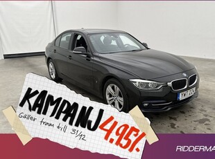 BMW 330e Sport Line Navi Sensorer 2018, Sedan