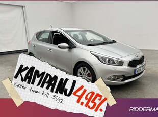 Kia Cee´d1.6 CRDi Comfort Sensorer Rattvär Ränt 2013, Halvkombi