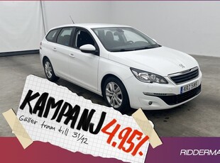 Peugeot 308SW 1.6 Active M&K-Värm 2016, Halvkombi