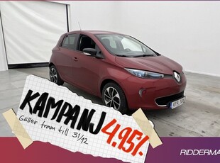 Renault ZoeR90 41 kWh Intens Batterihyra 2018, Halvkombi