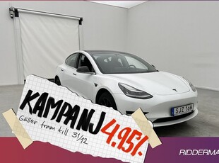 Tesla Model 3Standard Rang Plus Svensksåld Au 2020, Halvkombi