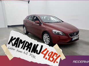 Volvo V40D3 Summum VOC Värmare Skinn BLIS Sens 2014, Kombi