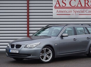 BMW 520d Touring Drag Värmare PDC S V däck Läder 2009, Kombi