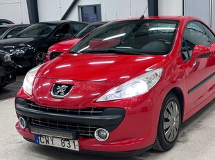 Peugeot 207CC 1.6 VTi AUTO P-SENSOR VÄLSERVAD M-VÄRM 2008, Halvkombi