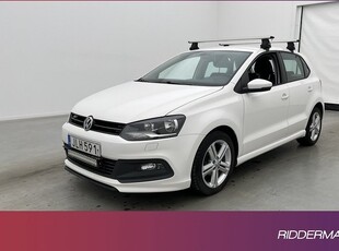 Volkswagen Polo1.2 TSI R-Line M-Värm Sensorer Farthållare 2014, Halvkombi