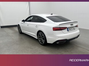 Audi A5 Sportback 45 TFSI Q 265hk S-Line Cockpit BLACK OPTIK