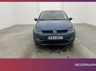 Volkswagen Polo 1.2 TSI 90hk Sensorer Bluetooth Välservad