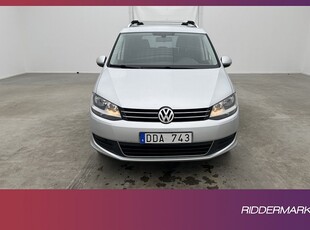 Volkswagen Sharan 2.0 TDI 140hk 7-Sits Värm Sensorer Välserv