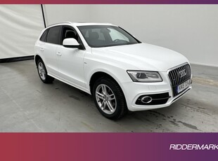 Audi Q5 2.0 TDI Quattro 177hk S-Line Pano Sensorer Navi Drag